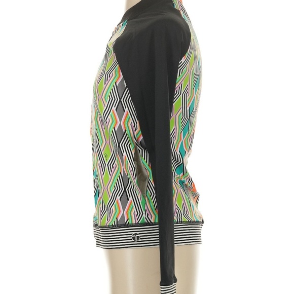 Trina Turk Colorful Geometric Women's Track XS Jacket - Picture 4 of 5